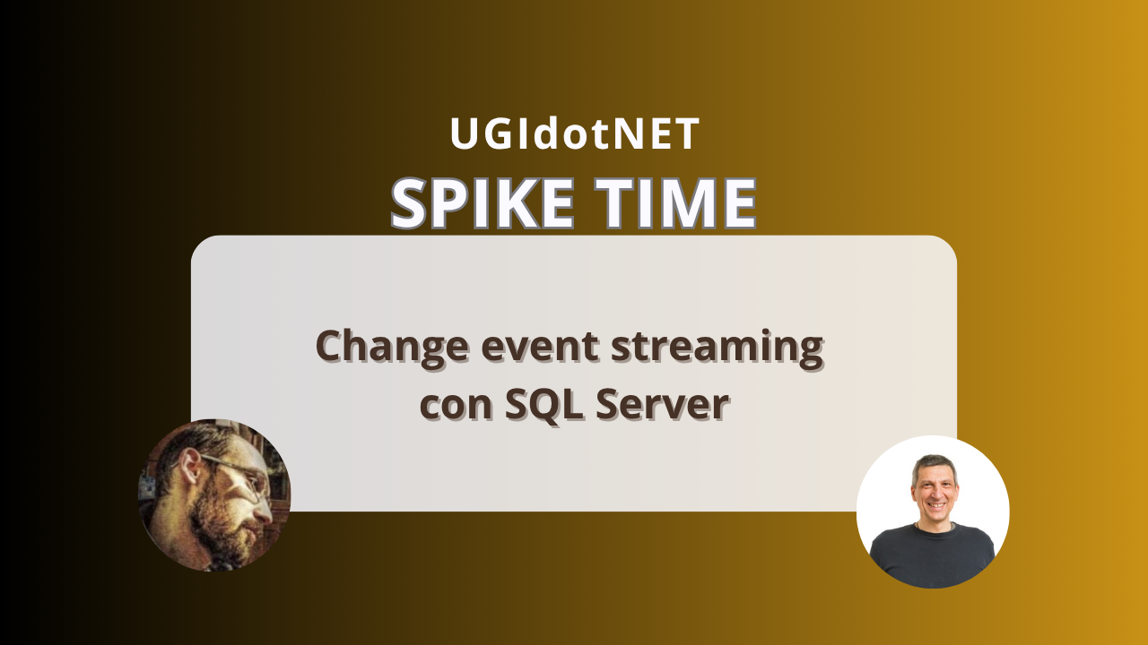 Change event streaming con SQL Server